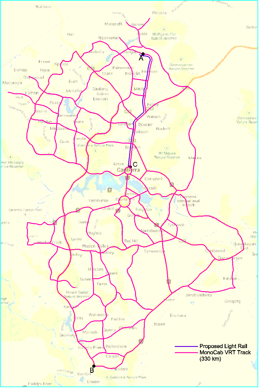 Canberra Map Canberra Map