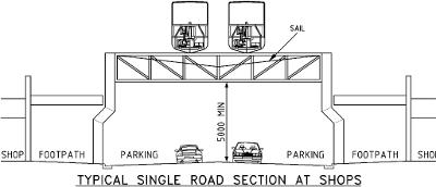 MonoCab VRT Track Section - No Median MonoCab VRT Track Section - No Median